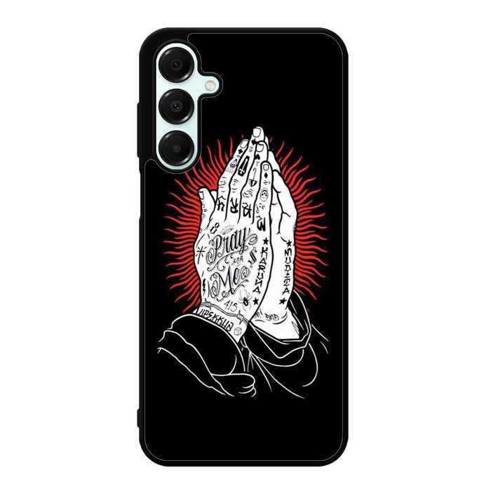 rebel 8 praying hands X6189 Samsung Galaxy A36 5G Case