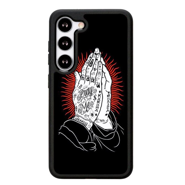 rebel 8 praying hands X6189 Samsung Galaxy S24 Plus 5G , Samsung Galaxy S24+ 5G Case