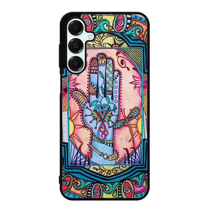 Hand Mandala Singleton Hippie X0147 Samsung Galaxy A25 5G Case