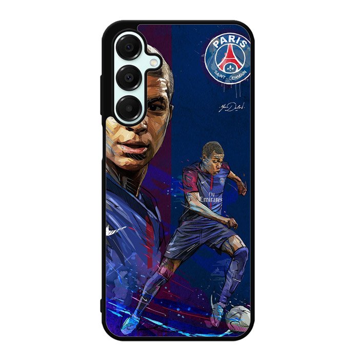 painting of Kylian Mbappé X7053 Samsung Galaxy A55 5G Case