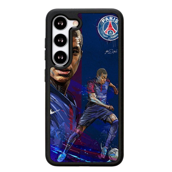 painting of Kylian Mbappé X7053 Samsung Galaxy S24 Plus 5G , Samsung Galaxy S24+ 5G Case