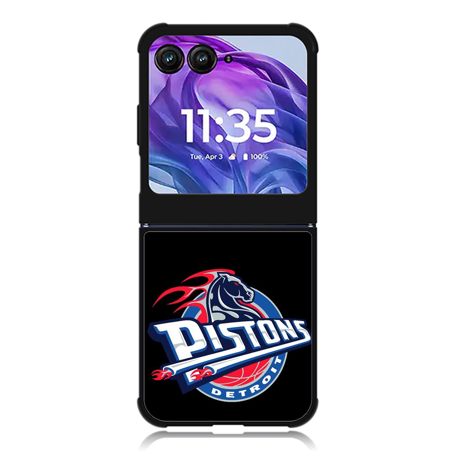 Detroit Pistons Emblem  Motorola Moto Razr 2024 , Moto Razr 50 Case FE0737