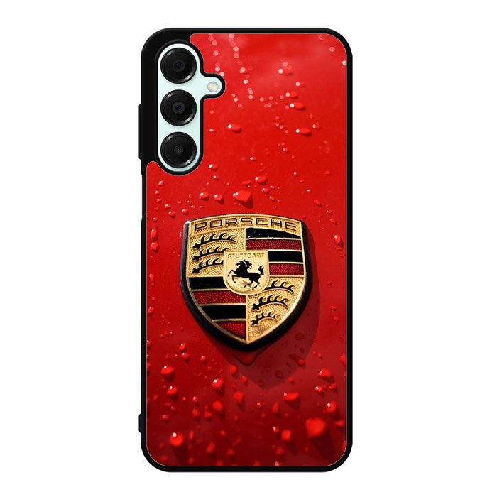 Porsche Logo Red X8906 Samsung Galaxy A25 5G Case