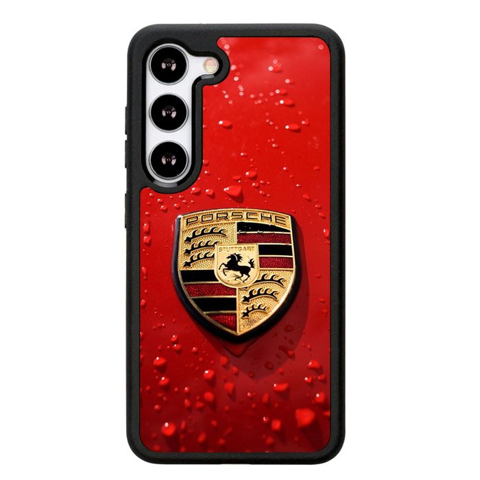 Porsche Logo Red X8906 Samsung Galaxy S24 5G Case