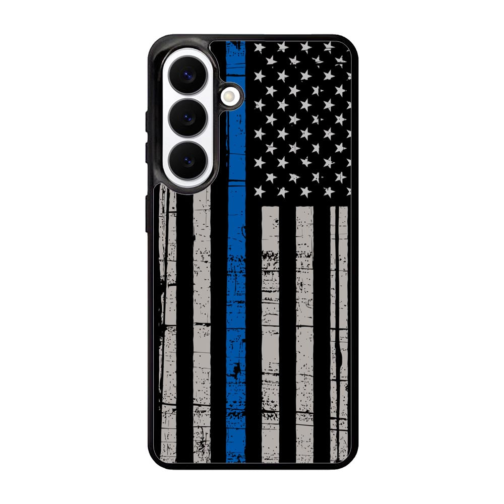 thin blue line flag X9119 Samsung Galaxy S26 Case