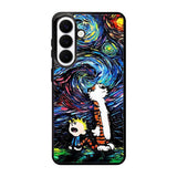 Calvin and Hobbes Art Starry Night X9177 Samsung Galaxy S26 Case