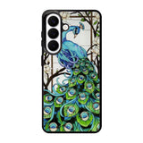 peacock stained glass X9167 Samsung Galaxy S26 Plus Case