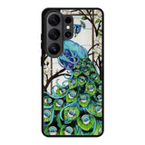 peacock stained glass X9167 Samsung Galaxy S26 Ultra Case
