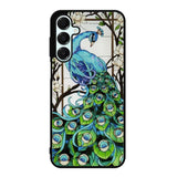 peacock stained glass X9167 Samsung Galaxy A56 5G Case