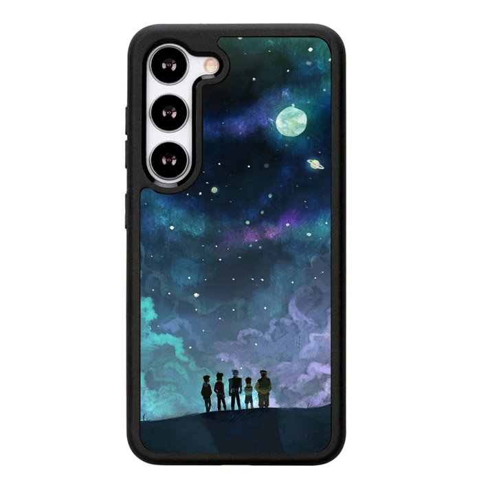 Voltron in Space Nebula X9231 Samsung Galaxy S25 5G Case