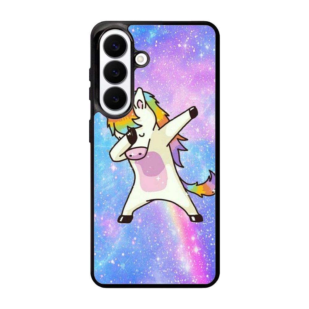 Dabbing Unicorn Rainbow X9358 Samsung Galaxy S26 Case