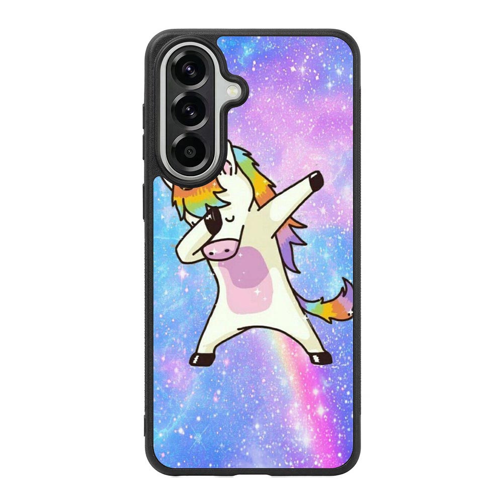 Dabbing Unicorn Rainbow X9358 Samsung Galaxy A57 Case