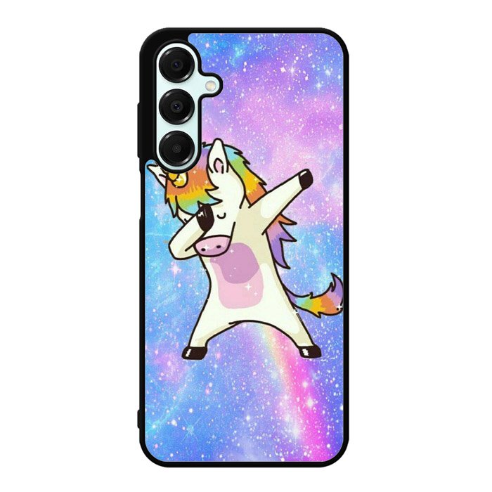 Dabbing Unicorn Rainbow X9358 Samsung Galaxy A26 5G Case