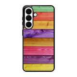 colorful wood Samsung Galaxy S26 Case FE0164