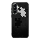 puzzle black Samsung Galaxy A37 Case FE0515