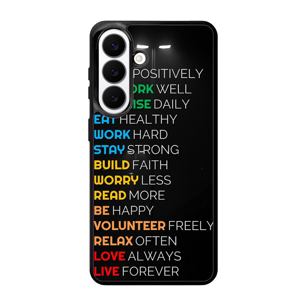 Daily motivation Samsung Galaxy S26 Case FE0200