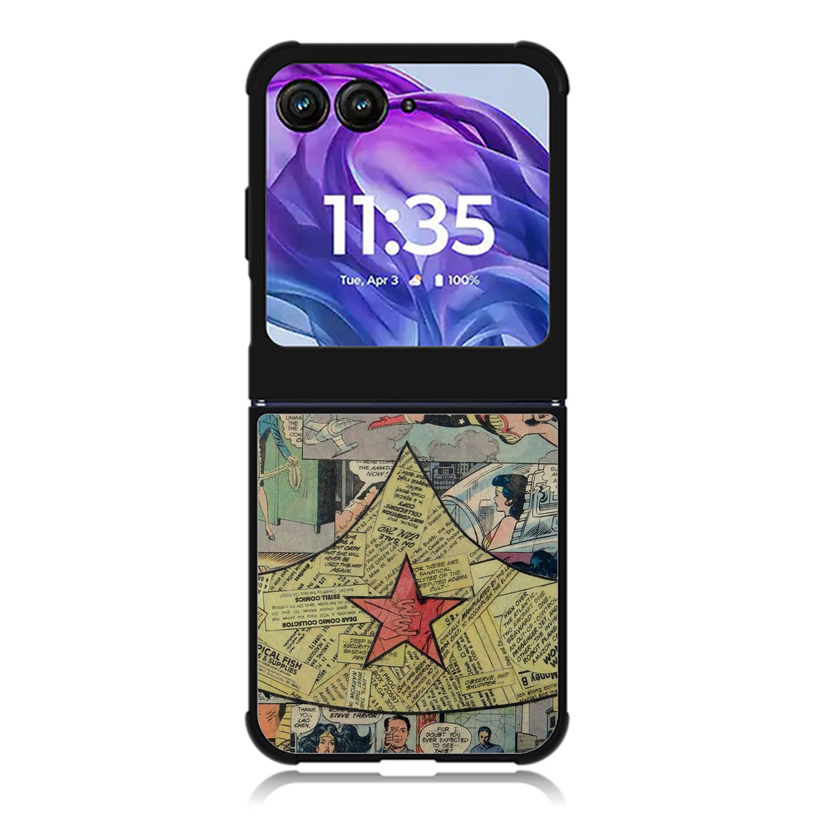 Wonder Woman Collage Motorola Moto Razr 2024 , Moto Razr 50 Case FE1984