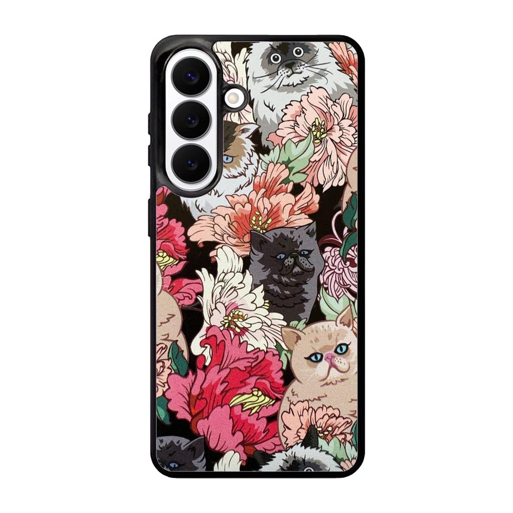 cat flower Samsung Galaxy S26 Plus Case FE0138