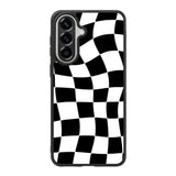 Retangel black white Samsung Galaxy A57 Case FE0536