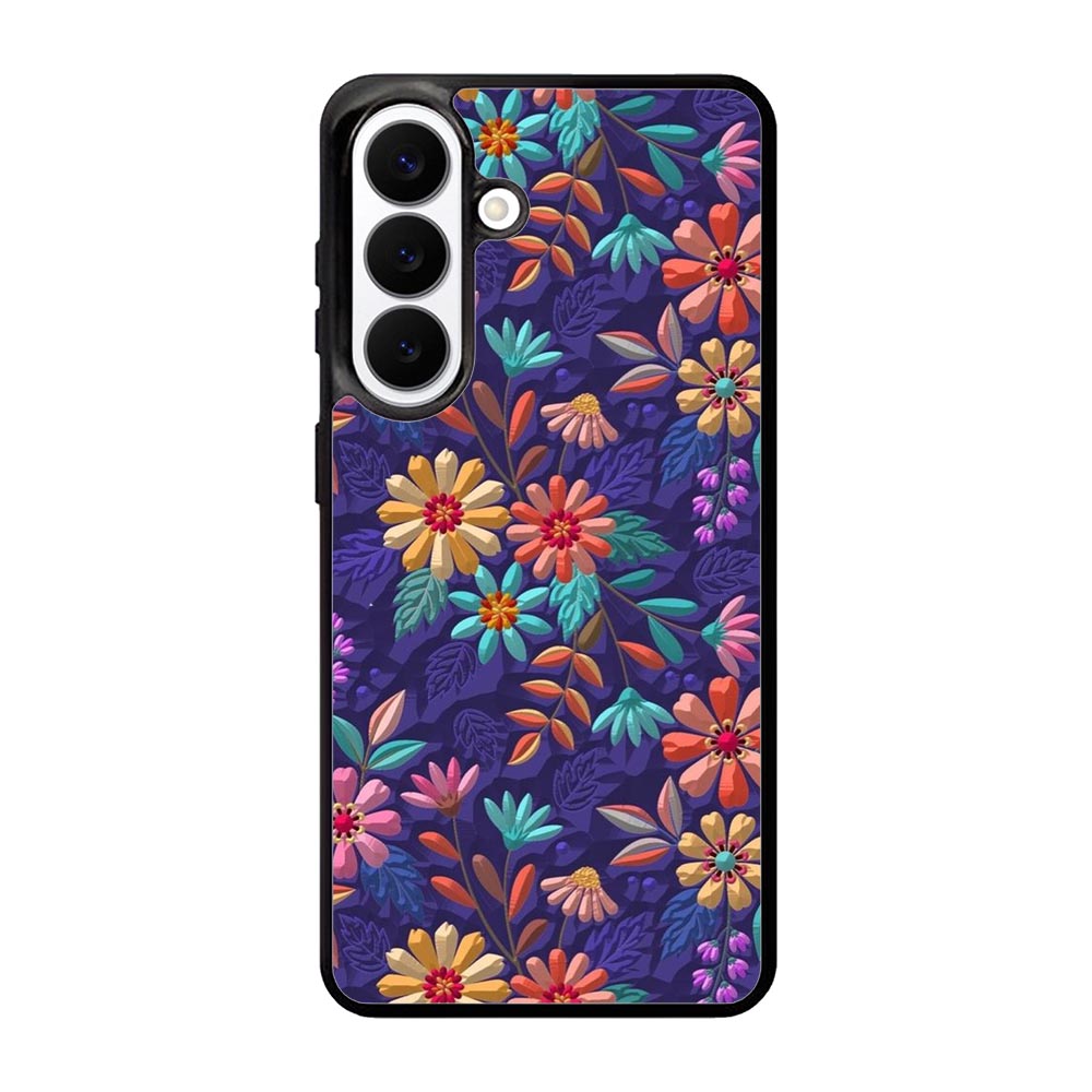 Flower violet 3D Samsung Galaxy S26 Plus Case FE0282