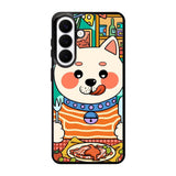 dogs eat meat Samsung Galaxy S26 Case FE0211