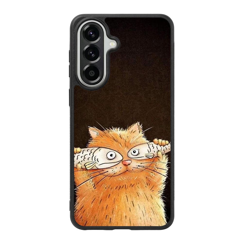 Fish cat Samsung Galaxy A57 Case FE0253