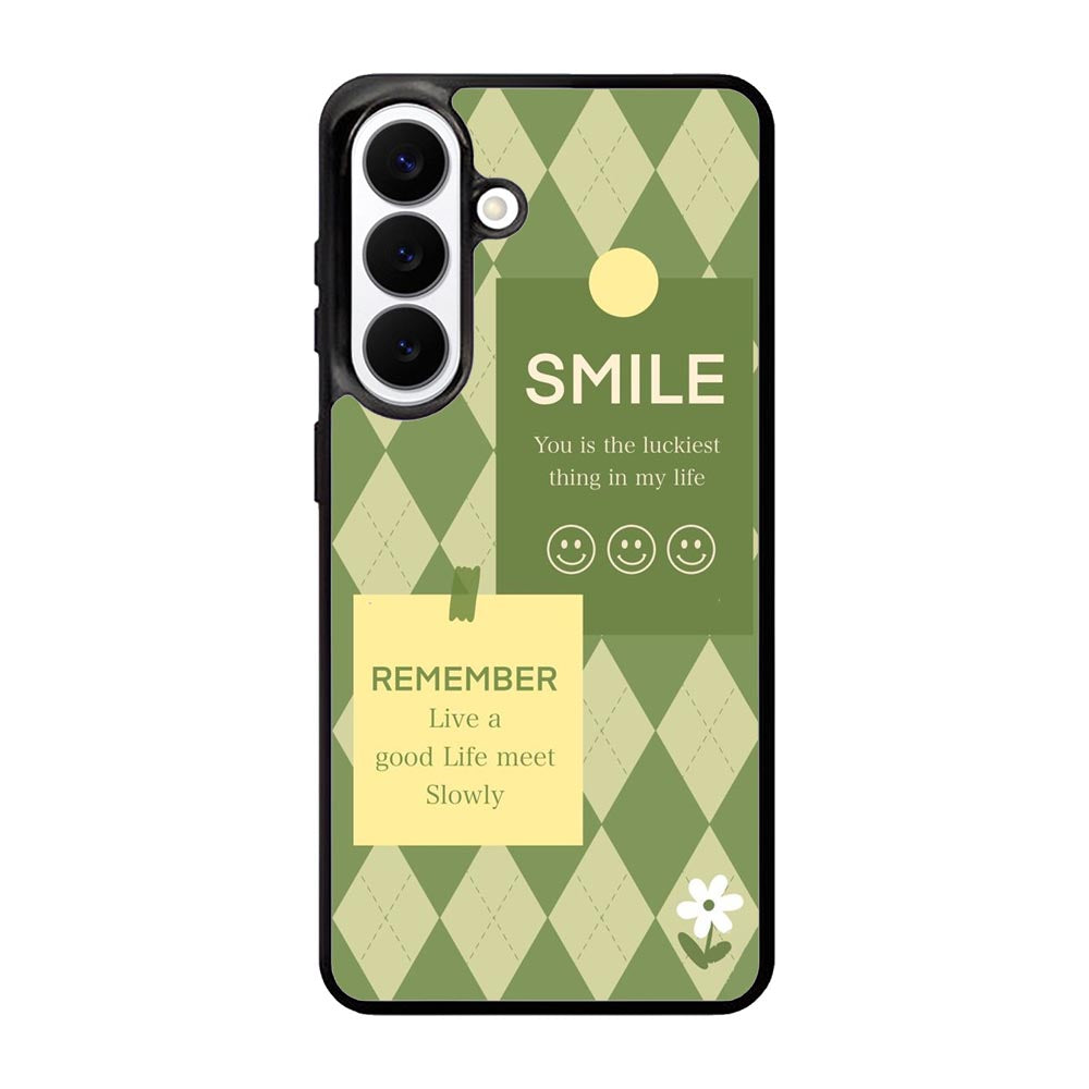 smile green Samsung Galaxy S26 Plus Case FE0572
