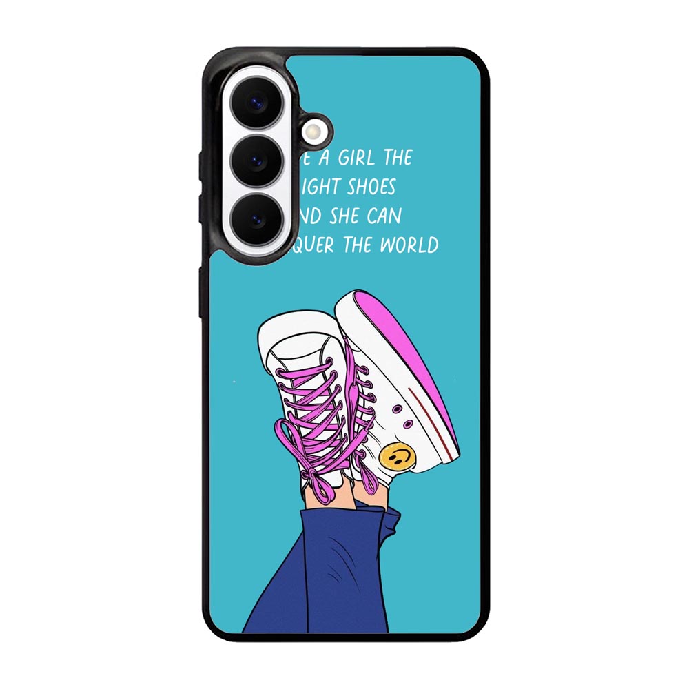 give a girl the right shoes Samsung Galaxy S26 Case FE0318