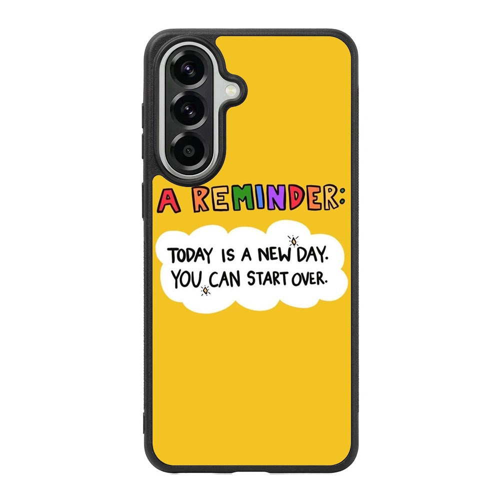 A reminder Samsung Galaxy A37 Case FE0001