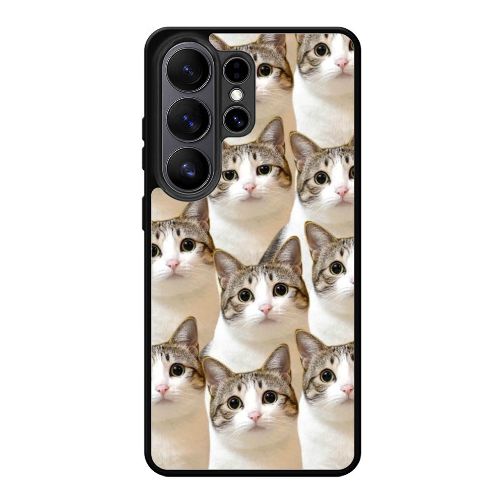 cat pattern cute Samsung Galaxy S26 Ultra Case FE0142