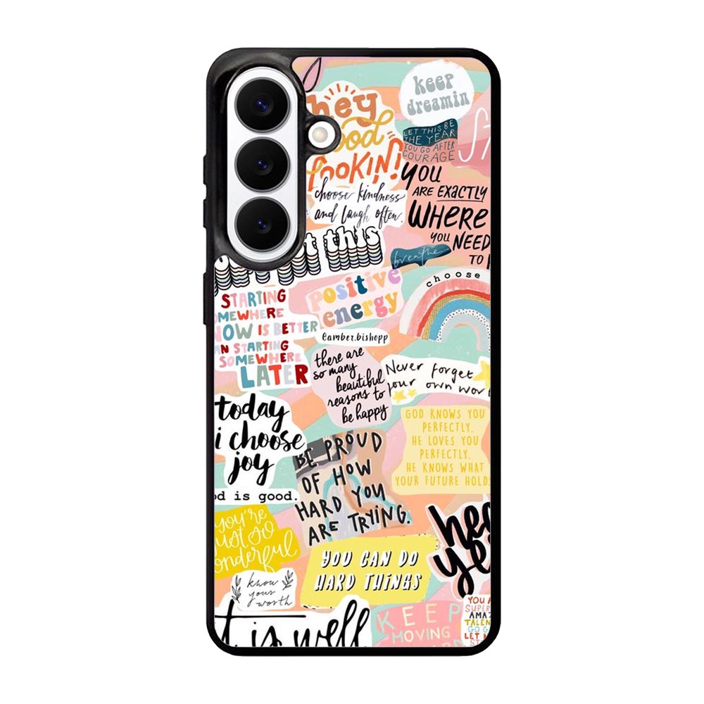 Quotes sticker Samsung Galaxy S26 Plus Case FE0520