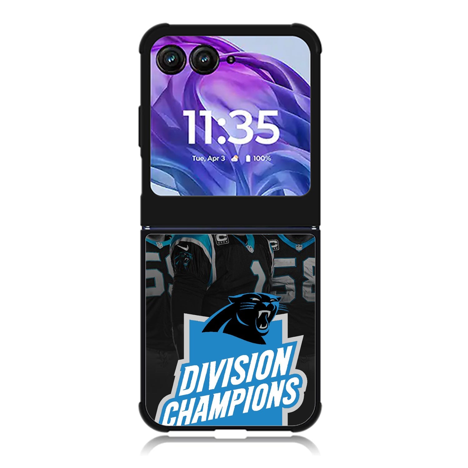 Carolina Panthers Motorola Moto Razr 2024 , Moto Razr 50 Case FE2646