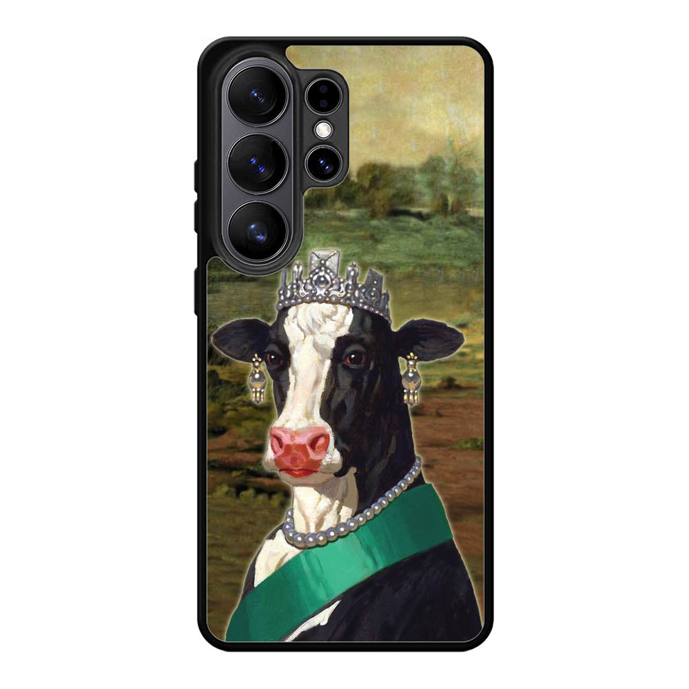 Mona Lisa Cow FSamsung Galaxy S26 Ultra Case FE0432