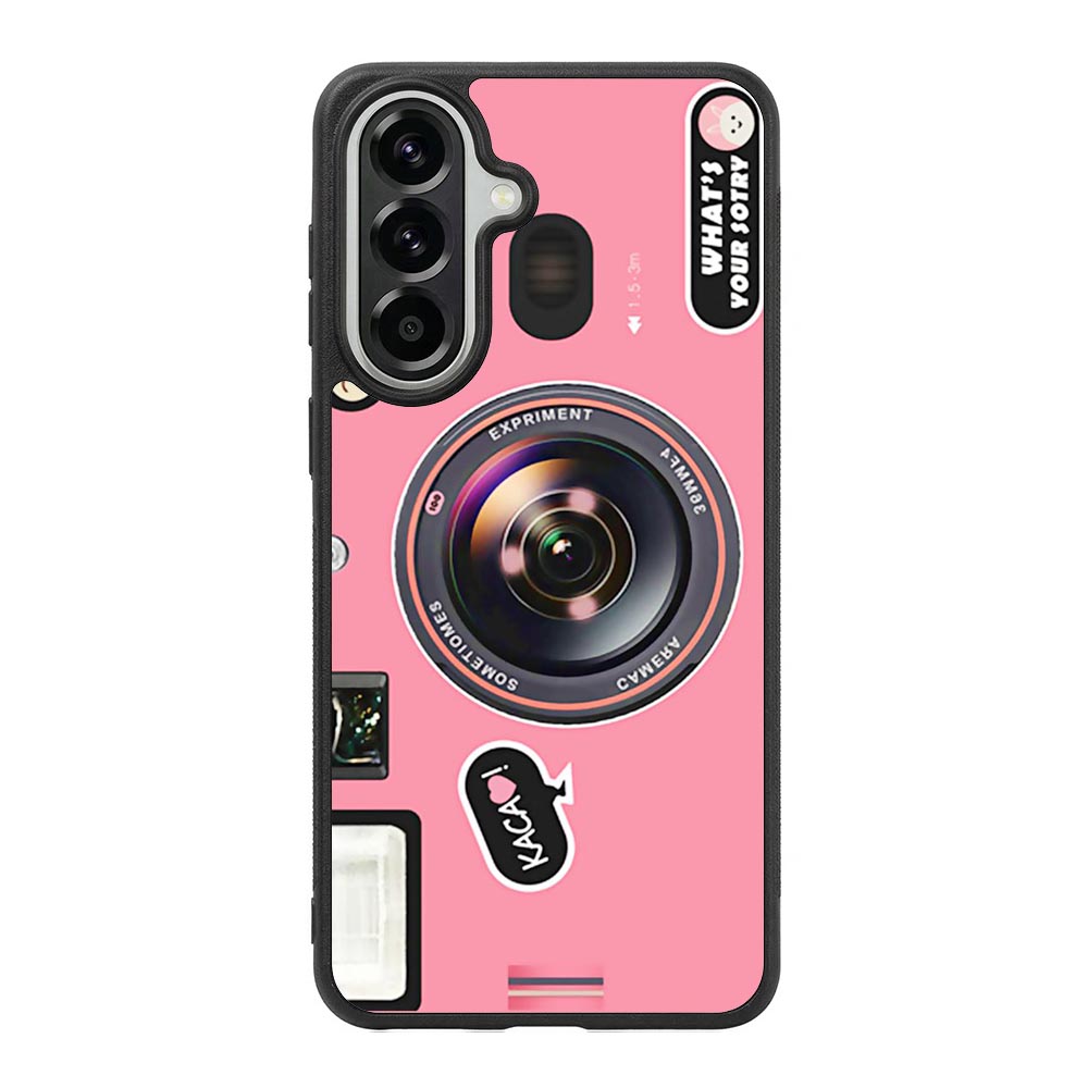 Pink Camera FSamsung Galaxy A57 Case FE0500