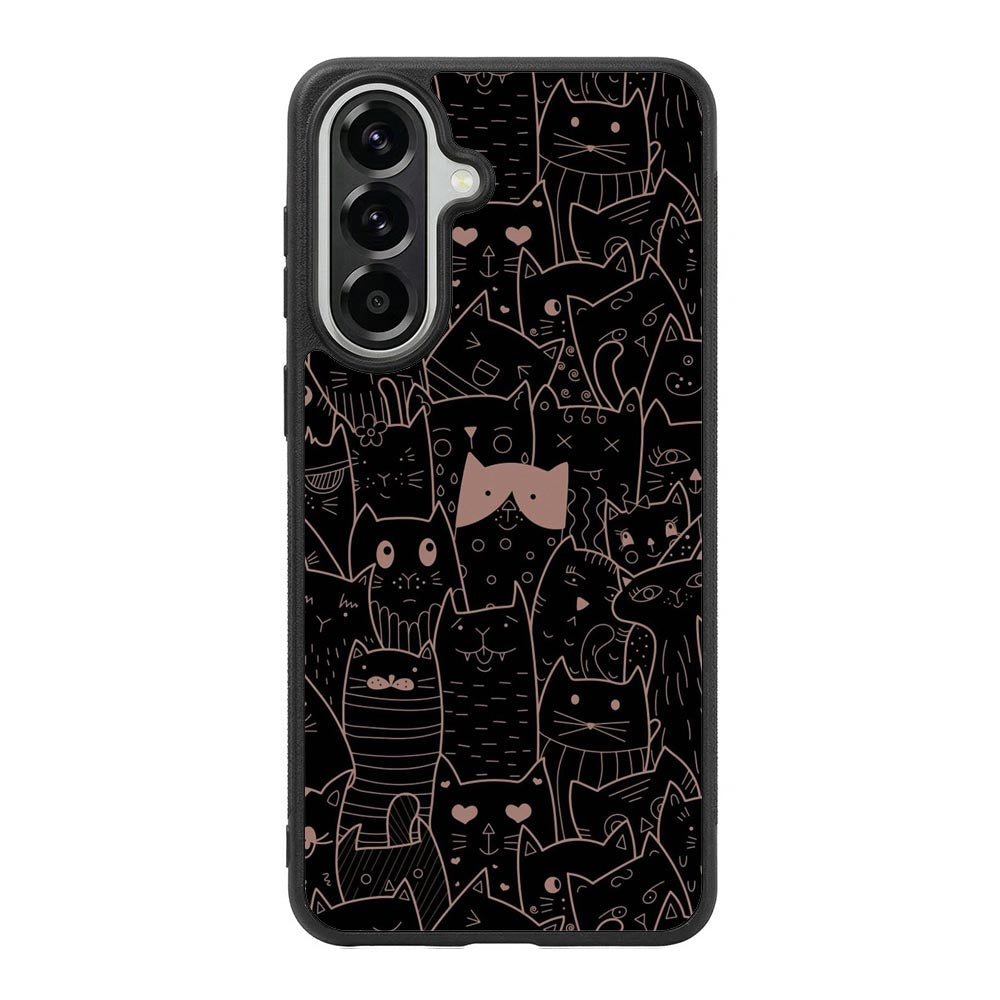Cat Black Pink FSamsung Galaxy A57 Case FE0133