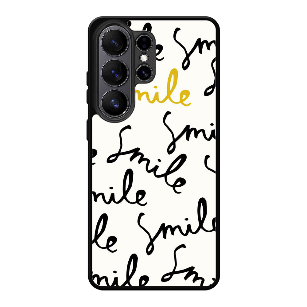 Smile Text FSamsung Galaxy S26 Ultra Case FE0576