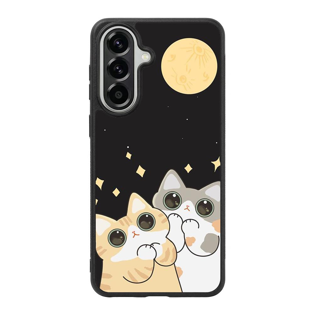 Cat and Moon FSamsung Galaxy A37 Case FE0130