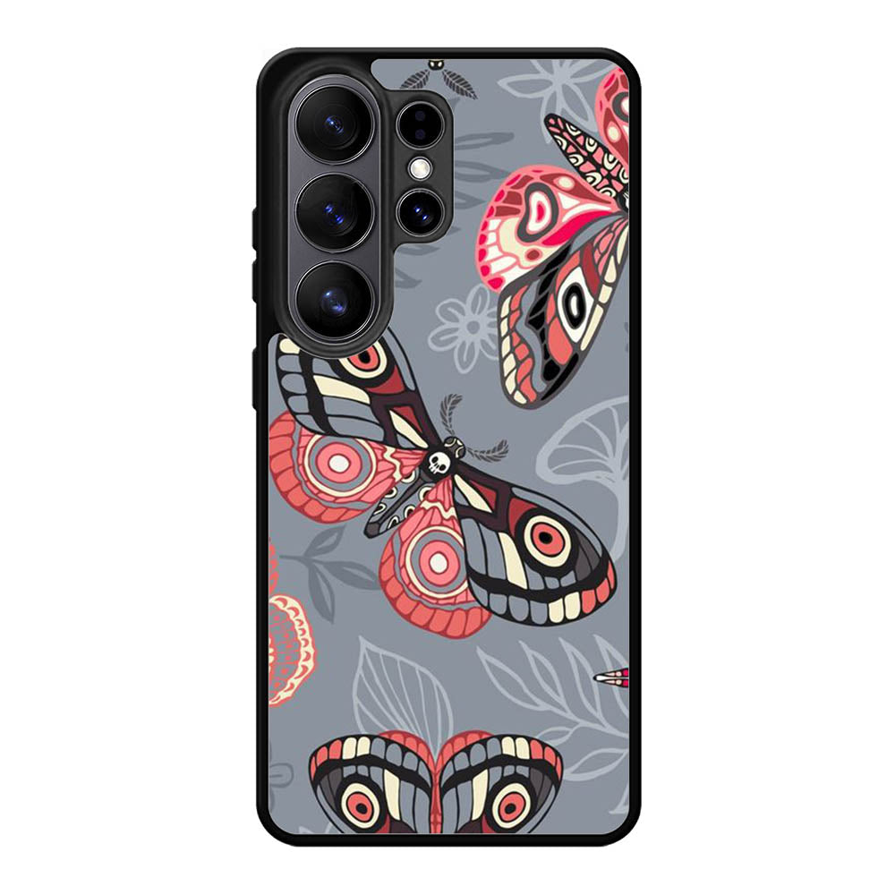 Skull Buterfly FSamsung Galaxy S26 Ultra Case FE0562