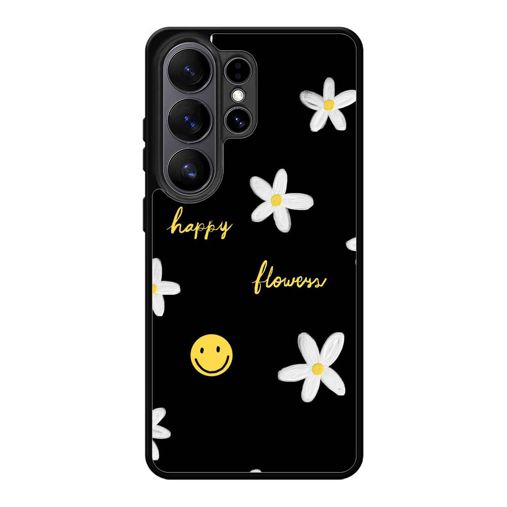 Happy Flowers FSamsung Galaxy S26 Ultra Case FE0338