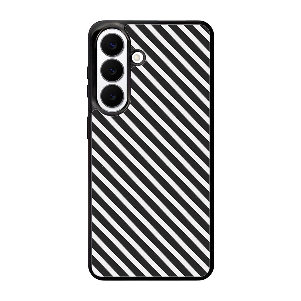 Stripe Black White FSamsung Galaxy S26 Case FE0600