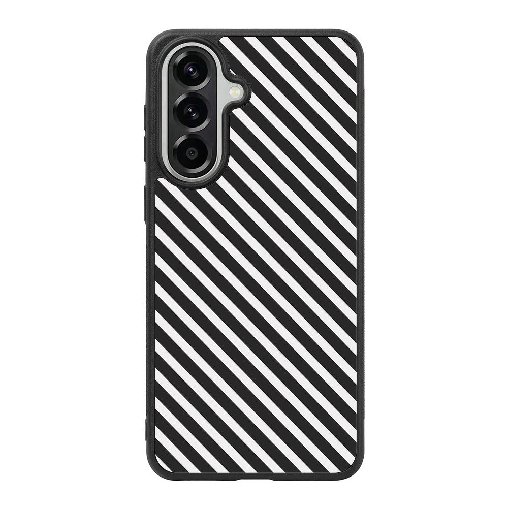 Stripe Black White FSamsung Galaxy A37 Case FE0600