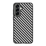 Stripe Black White FSamsung Galaxy A57 Case FE0600