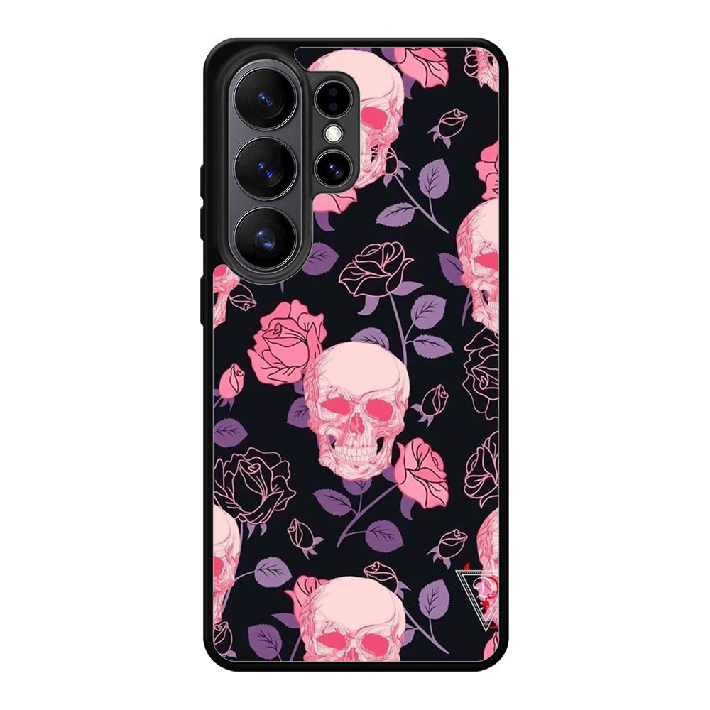 Skull Flower FSamsung Galaxy S26 Ultra Case FE0566