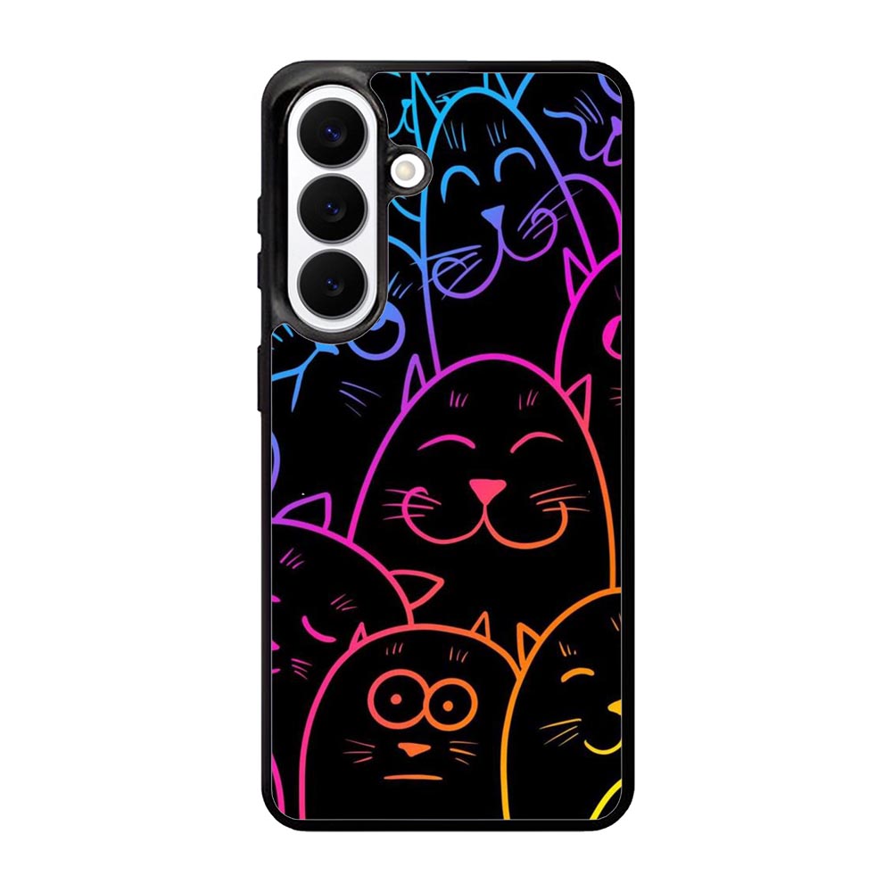 Cat Neon Samsung Galaxy S26 Plus Case FE0141