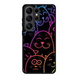 Cat Neon Samsung Galaxy S26 Ultra Case FE0141