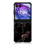 Black With Rose Gold Motorola Moto Razr 2024 , Moto Razr 50 Case FE0080