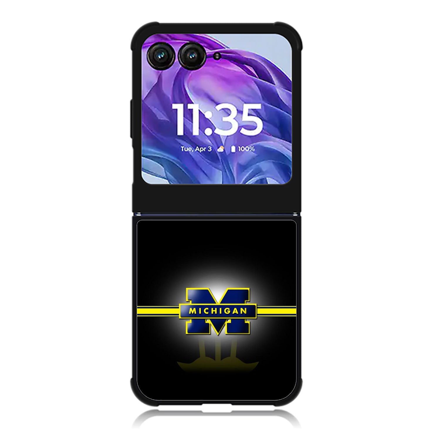 Michigan Logo Motorola Moto Razr 2024 , Moto Razr 50 Case FE2939