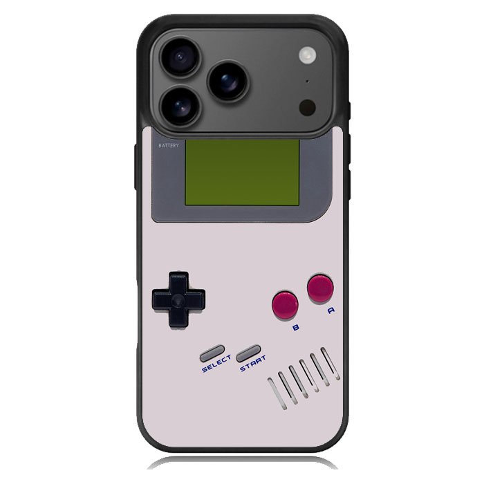 Classic Retro White Milk Gameboy Case iPhone 18 Pro Case DC0364