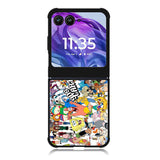 90S CARTOON CARACTER Motorola Moto Razr 2024 , Moto Razr 50 Case FE3039