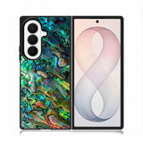 Luxury Blue Abalone Samsung Galaxy Z Fold 8 Ultra Case